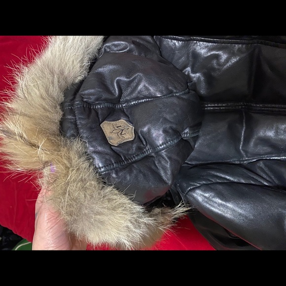 Mackage leather down winter jacket - Picture 5 of 5